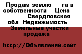 Продам землю 6.3 га в собственности. › Цена ­ 500 000 - Свердловская обл. Недвижимость » Земельные участки продажа   